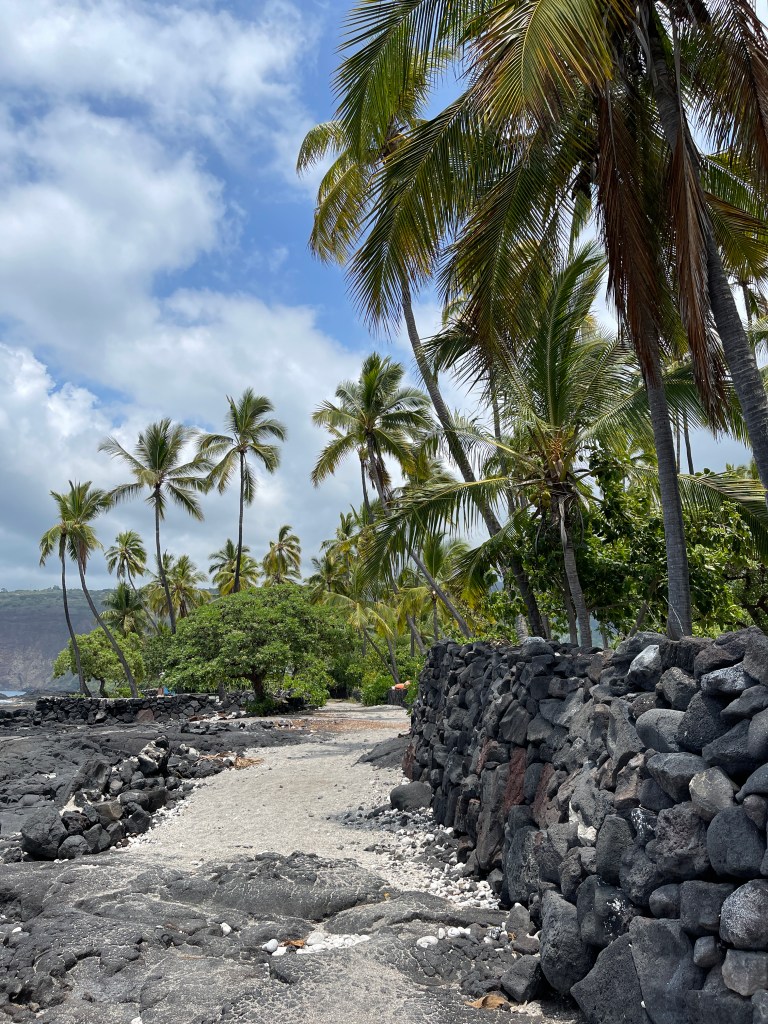 Historic Ke'ei Village on the Big Island of Hawaii.